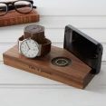 Personalised bedside watch and phone stand