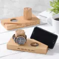 Personalised bedside watch and phone stand