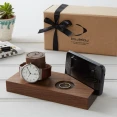 Personalised bedside watch and phone stand