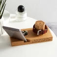 Personalised bedside watch and phone stand